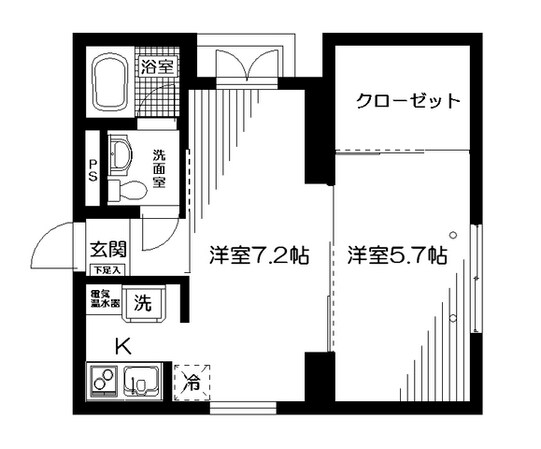 サクラディアⅢの物件間取画像